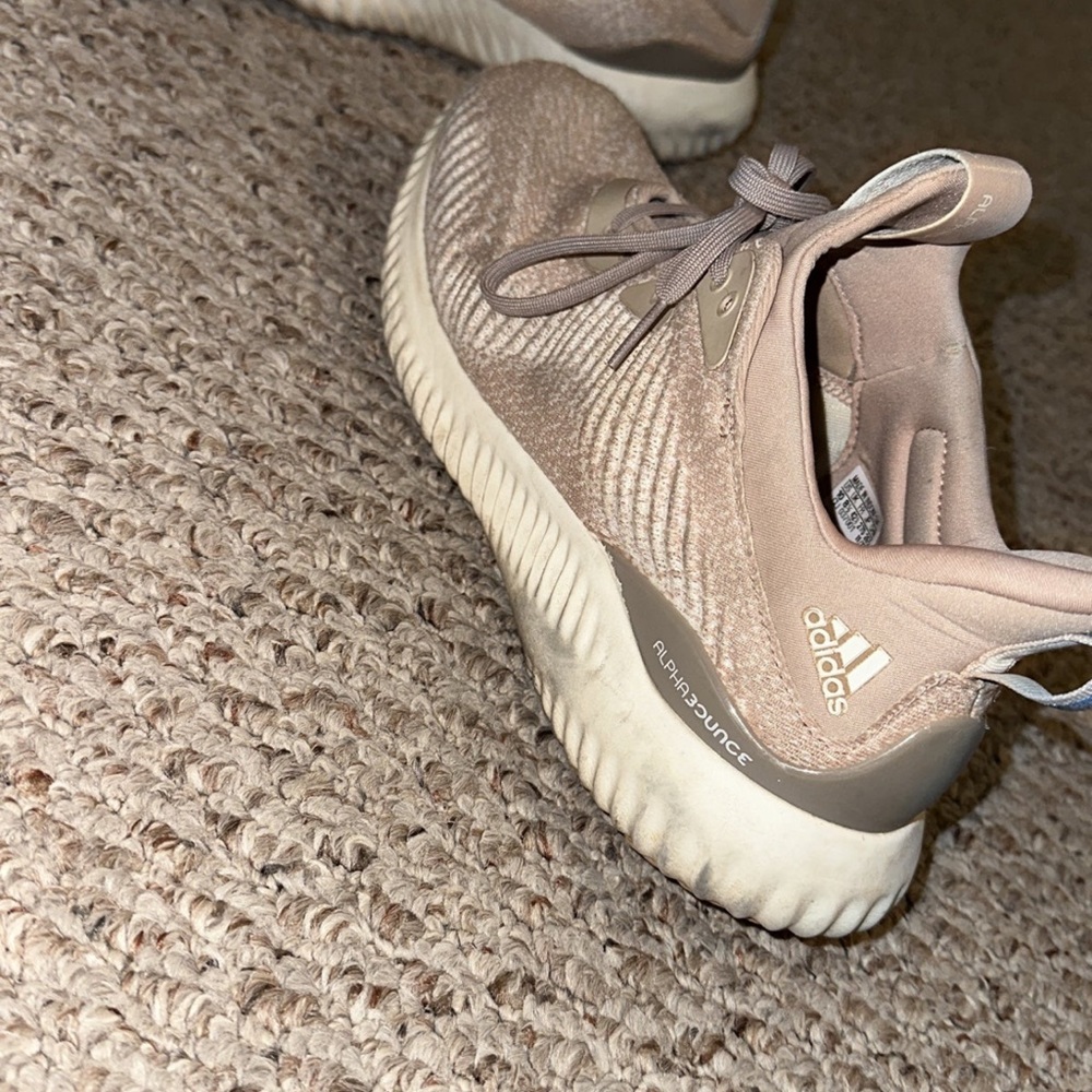 Adidas pink alpha bounce shoes